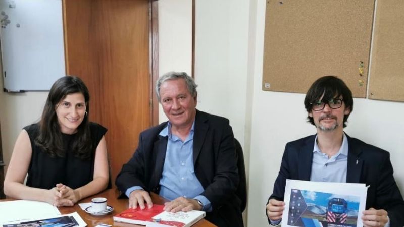 Dusso se reunió por el proyecto del Corredor Bioceánico