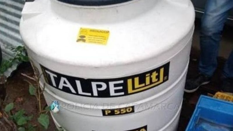 Recuperan un tanque de agua