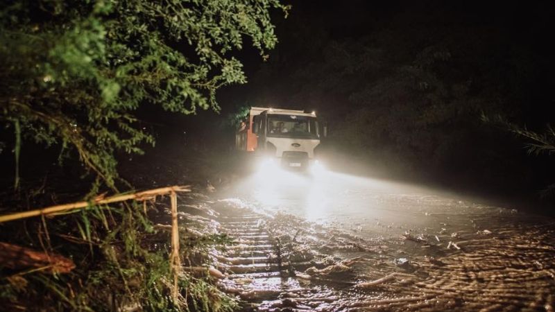 Treinta personas fueron evacuadas en el Camping