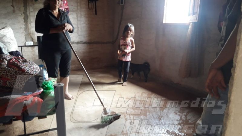 En Palo Blanco, desolación tras la inundación
