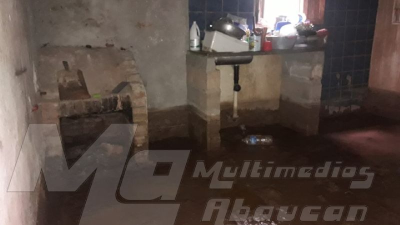 En Palo Blanco, desolación tras la inundación