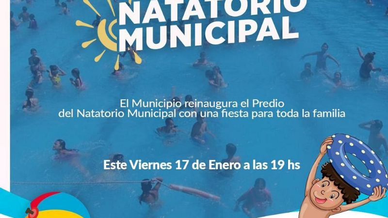 Reinauguración del natatorio chacarero