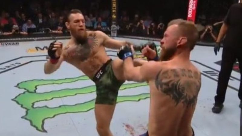 En explosivo duelo McGregor destruyó al “cowboy” Cerrone