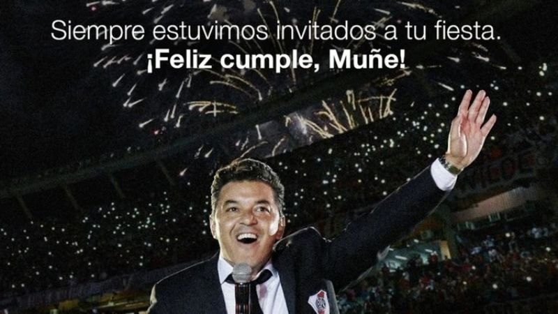 El “Muñeco” Gallardo espera festejar su cumpleaños