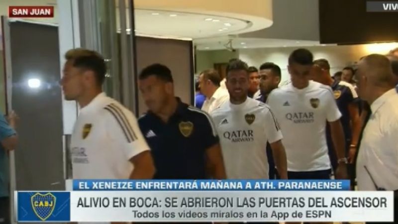 Insólito momento atravesaron jugadores y auxiliares de Boca