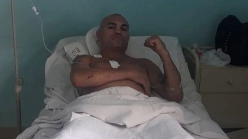 “La Hiena” Barrios se recupera de “otra experiencia al límite”