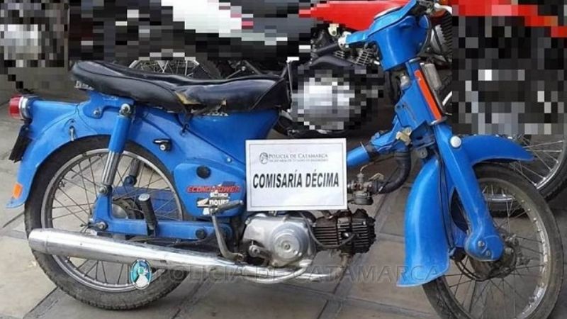 Encuentran moto abandonada