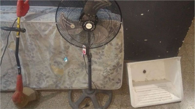 En una obra en construcción encuentran elementos robados