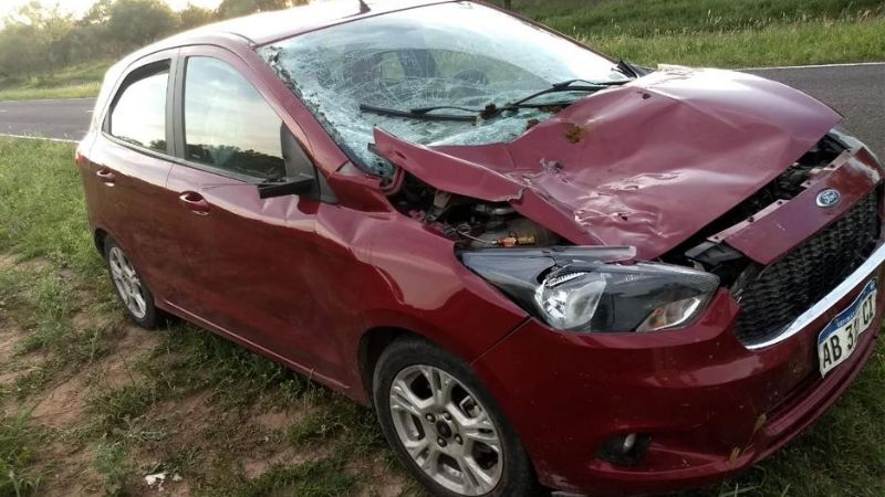 Pareja de ancianos catamarqueños protagonizó un fuerte accidente