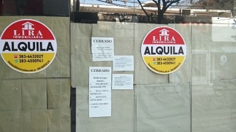 Proliferan y preocupa la gran cantidad de locales vacíos en el Centro