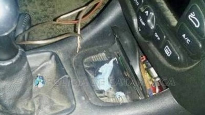 Secuestran droga en el puesto caminero de Las Rejas