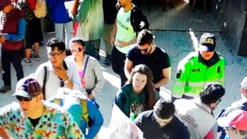 Machu Pichu: condenaron a tres años de prisión al turista argentino