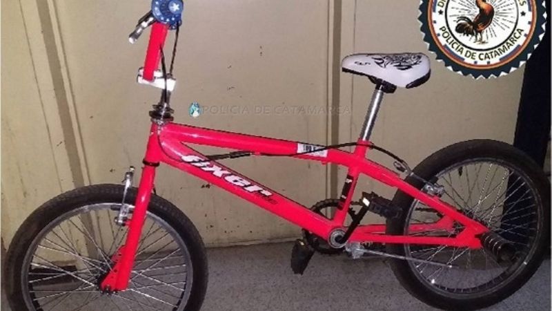 Recuperan una bicicleta sustraída y arrestan a un joven