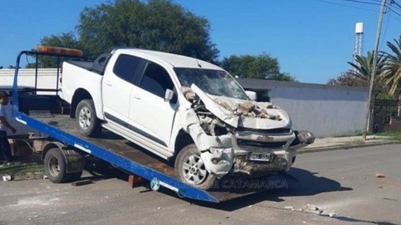 Camioneta se incrustó en una vivienda