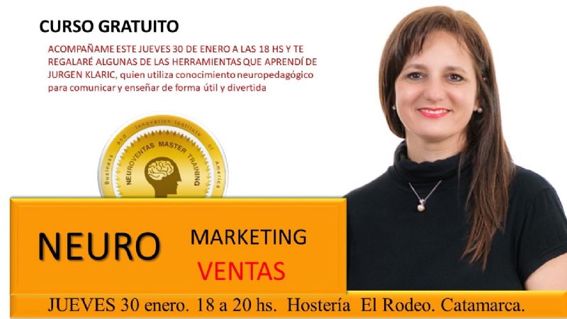 Curso gratuito de Neuro Marketing en El Rodeo