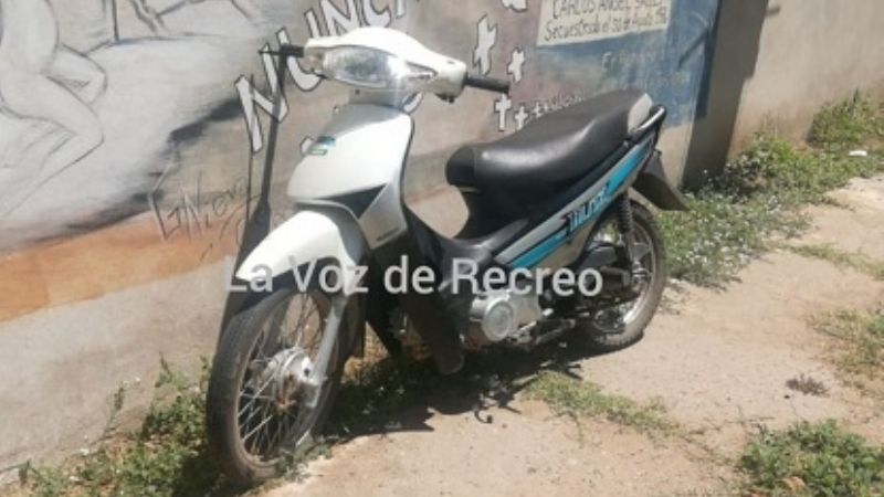 Encontraron moto del robo a la Distribuidora "Castaño"