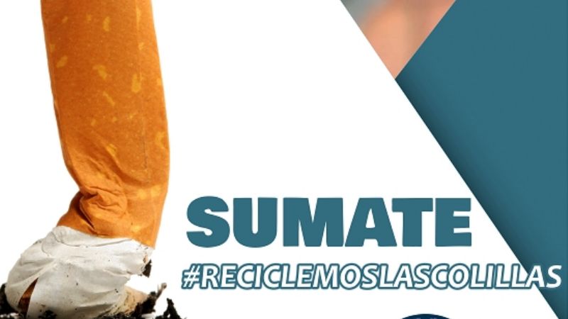 Arranca la campaña ambiental de recolección de colillas de cigarrillos