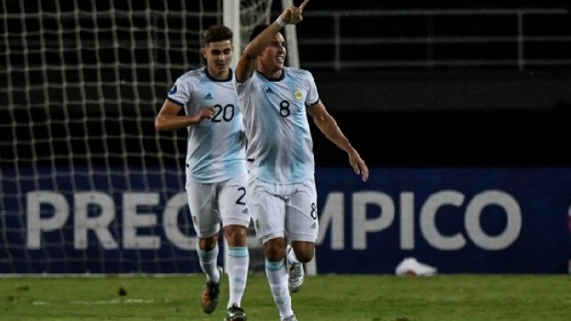 Argentina venció a Chile en el Preolímpico Sub 23