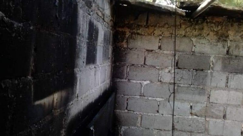 Incendio dejó a una familia en la calle