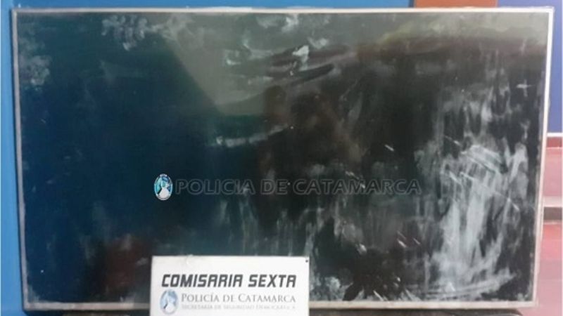 Secuestran un televisor de dudosa procedencia