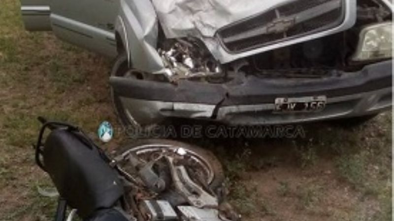 Falleció un motociclista en Ruta Nacional N°38