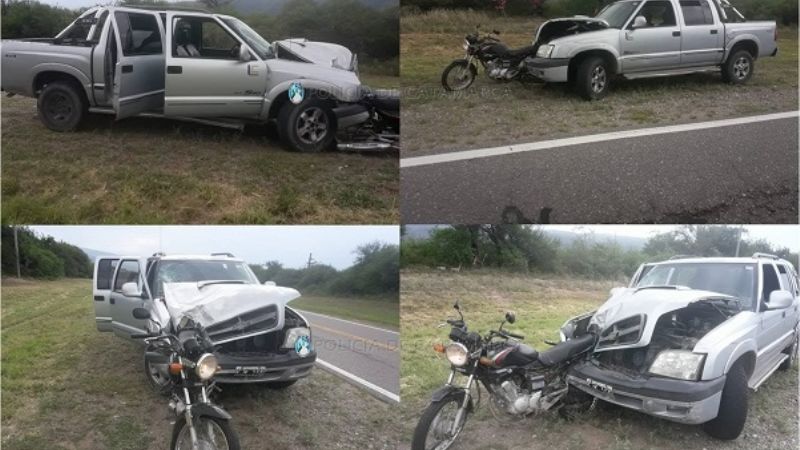 Falleció un motociclista en Ruta Nacional N°38