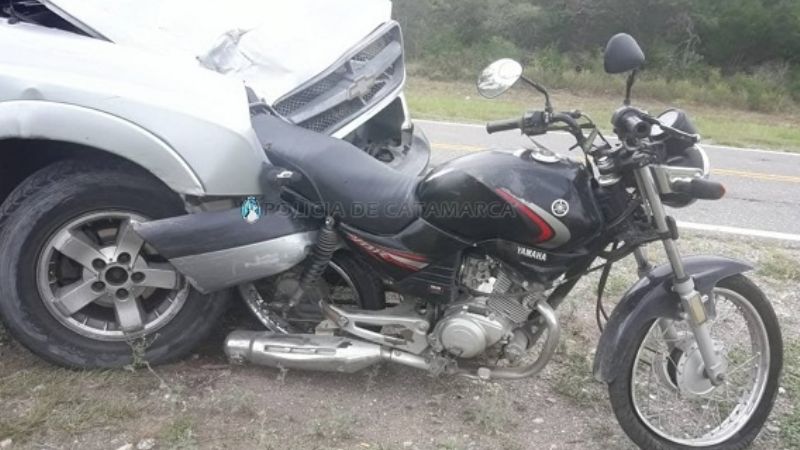 Falleció un motociclista en Ruta Nacional N°38