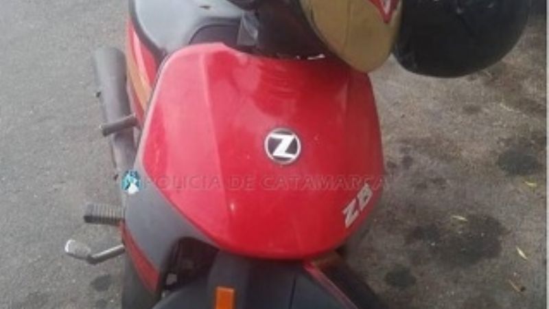 Demoran a un niño por el robo de una moto