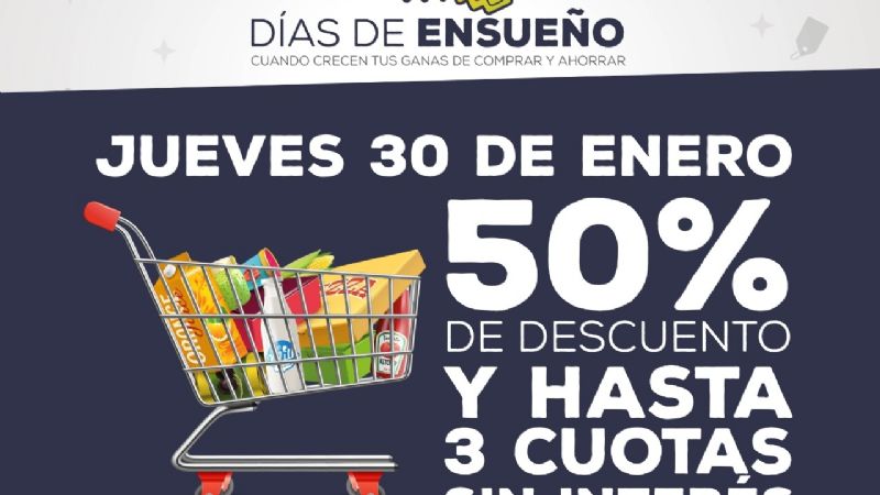 Este jueves se podrá comprar con el 50% de descuento