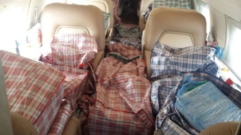 México incautó una tonelada de cocaína en un jet privado proveniente de Argentina
