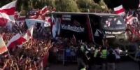 MONUMENTAL recepción tuvieron los jugadores de River, en San Martín de los Andes.