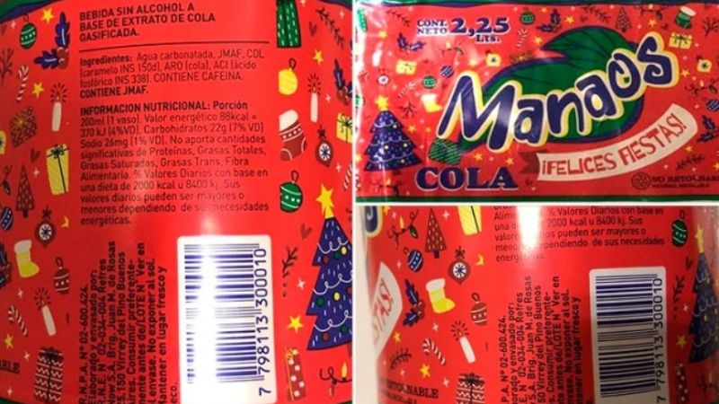 La ANMAT ordenó retirar más lotes de la gaseosa Manaos