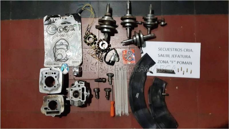 Esclarecen robo en un taller mecánico