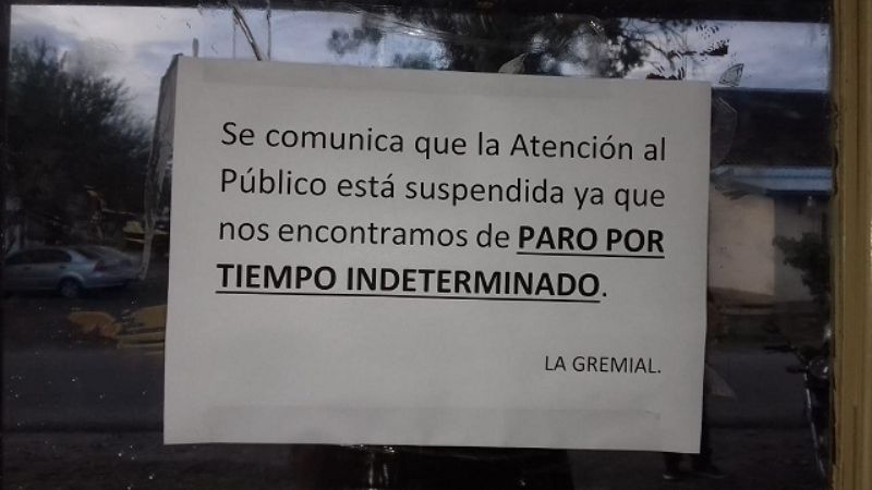 Sorpresivo paro en el IPV