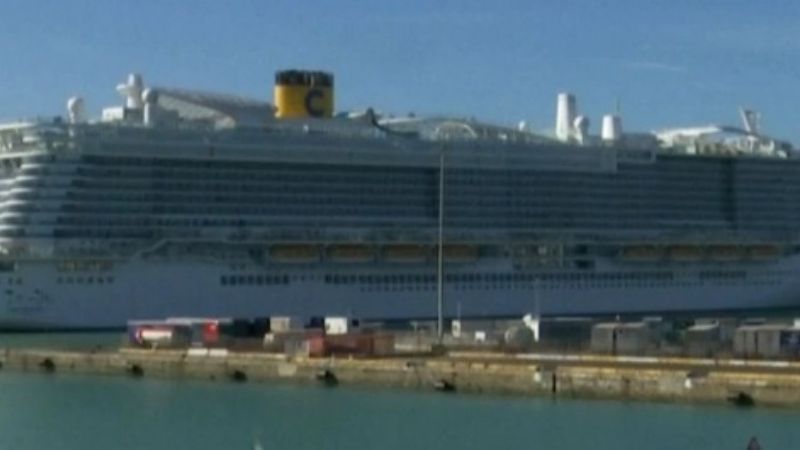 Coronavirus: 35 argentinos están varados en un crucero en Italia
