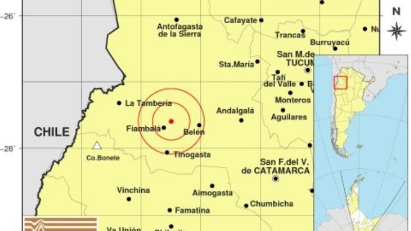 Sismo en el Oeste