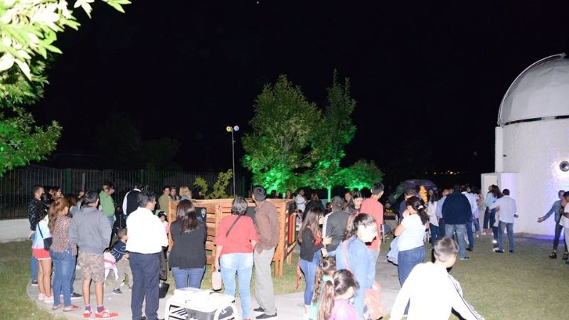 Sánchez presenció la lluvia de estrellas en el Observatorio “Quilla Punco”