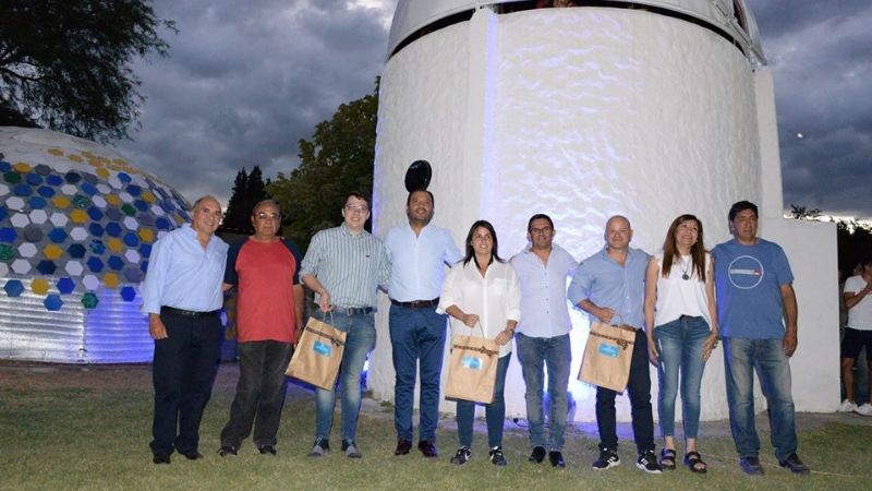 Sánchez presenció la lluvia de estrellas en el Observatorio “Quilla Punco”