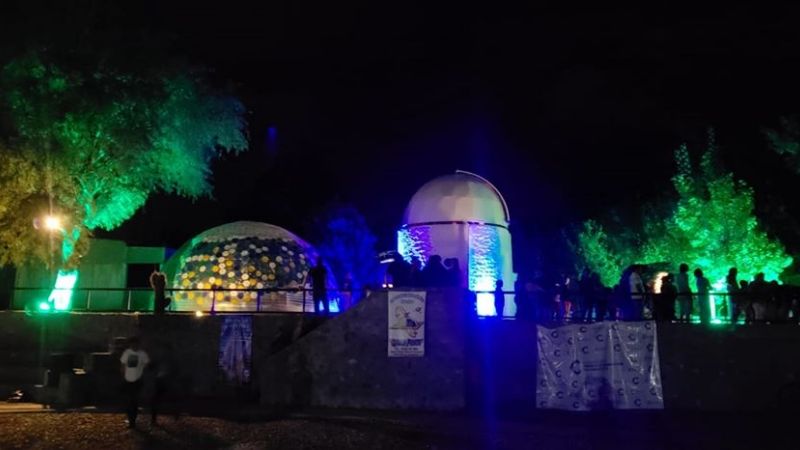 Sánchez presenció la lluvia de estrellas en el Observatorio “Quilla Punco”