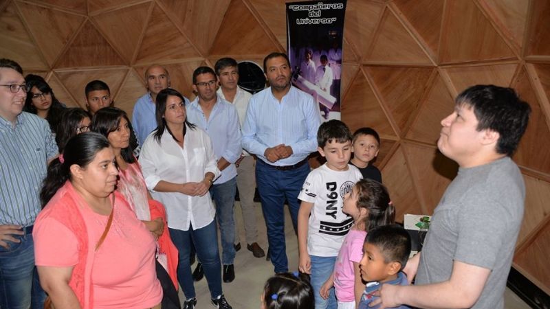 Sánchez presenció la lluvia de estrellas en el Observatorio “Quilla Punco”