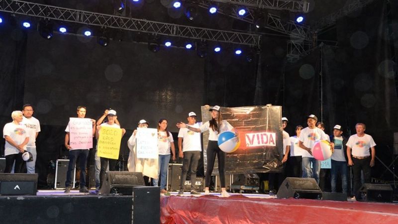 Con un Anfiteatro colmado, abrió la temporada turística 2020 en Santa María