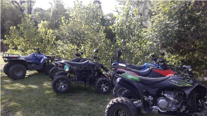 Secuestran una docena cuatriciclos en El Rodeo