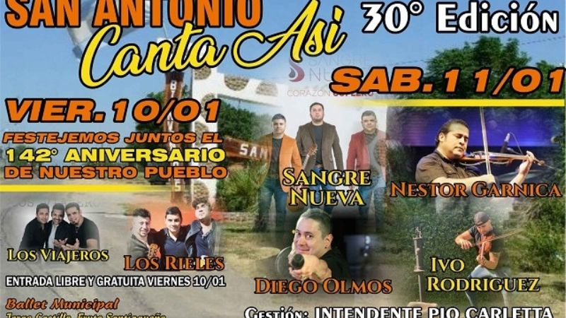 Festival "San Antonio Canta Así"