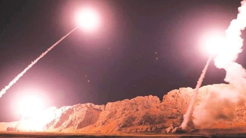 Irán atacó con misiles instalaciones estadounidenses en Irak