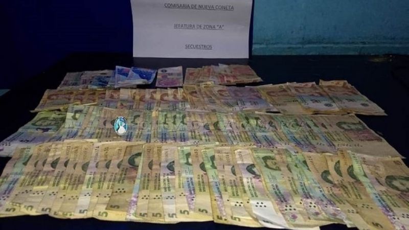Recuperan dinero en efectivo sustraído en Nueva Coneta