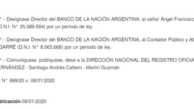 Angel Francisco Mercado al Nación