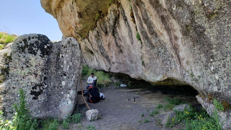 Cumbre de El Manchao, trepando desde Las Juntas