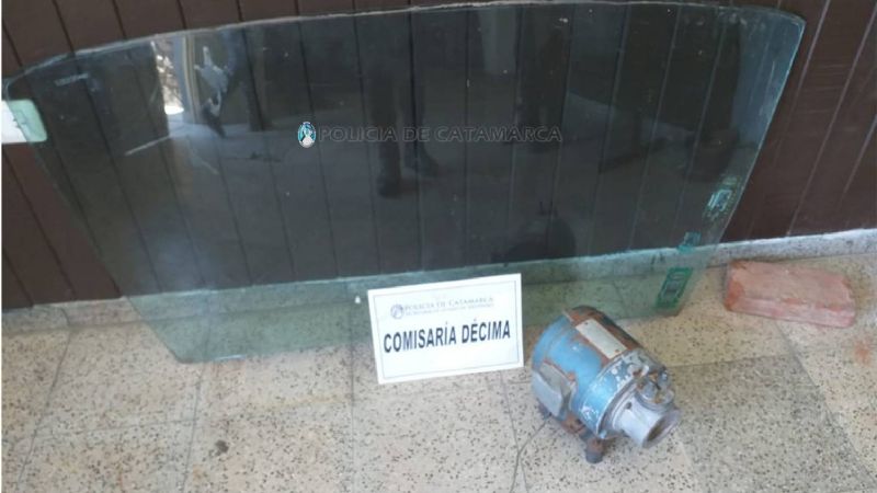 Ladrón en fuga dejó abandonados elementos robados