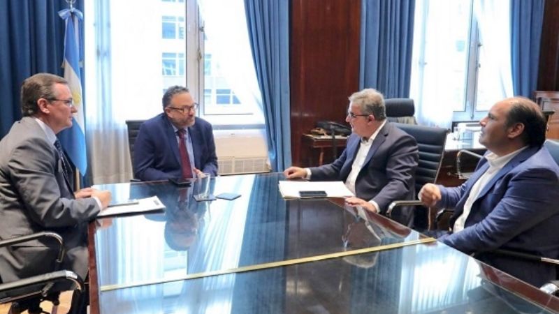 Saadi con el ministro Kulfas, sobre el desarrollo del software