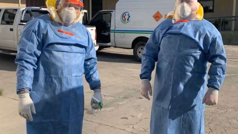 Recolección de residuos de pacientes positivos en aislamiento domiciliario